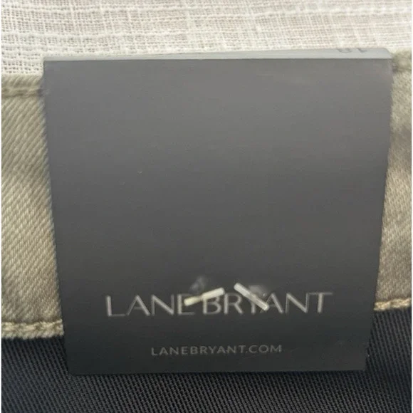 NWT Lane Bryant Womens 18 Mid Rise Super Stretch Ankle Jeans Green NEW - Picture 9 of 9